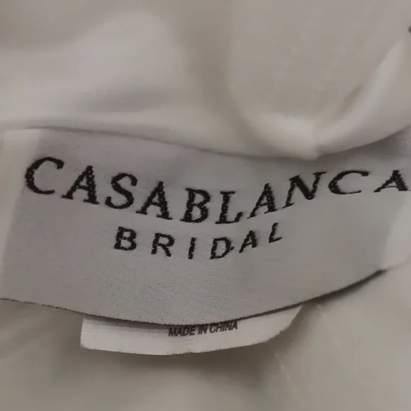 CASABLANCA BRIDAL DRESS STYLE 1950 - Picture 7 of 12